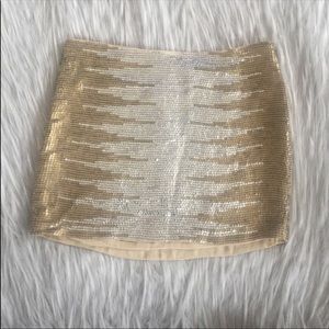 Haute Hippie XS sequin skirt